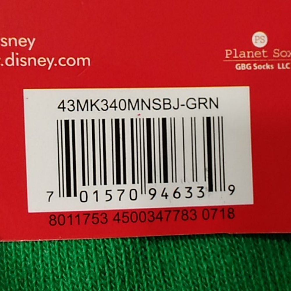 6pk Disney Christmas Socks Sz:6-12 - Picture 4 of 4